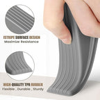 Crosize Door Stoppers for Bottom of Door, Premium Rubber Door Stops, Sturdy - Image 3