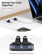 5Pack Cable Spring Holder Clips, Cord Organizer - Image 2