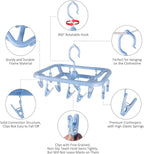 Small Clip & Drip Hanger 2-Pack, 12 Clips & 360 Rotatable Hook, Drying Hanger - Image 5