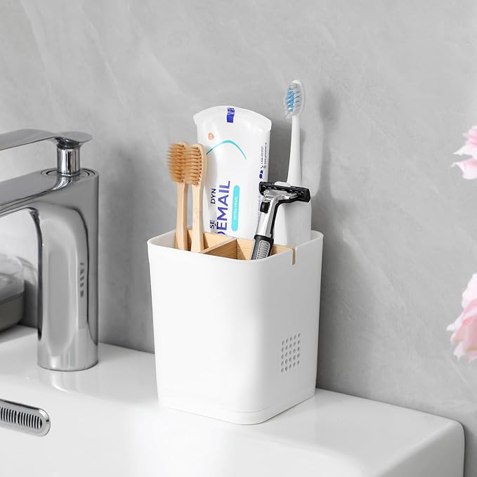 Electric Toothbrush Holder 3 Slots Tooth Brushing Holder - Image 2