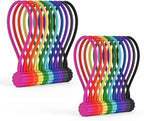 Rich&Ray Silicone Magnetic Cable Ties, Reusable Phone Cord Organizer, Magnetic by RichRay