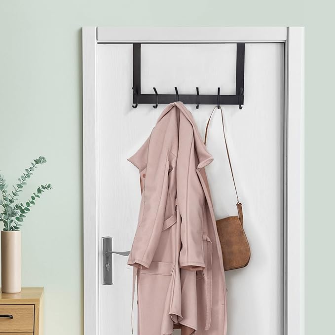 DOKU 2Pack Over The Door Hook, Heavy Duty Over Door Hanger Holder - Image 3