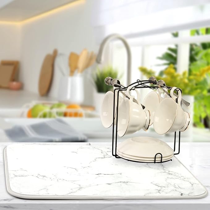 Absorbent Dish Drying Mat for Kitchen Counter - Image 5