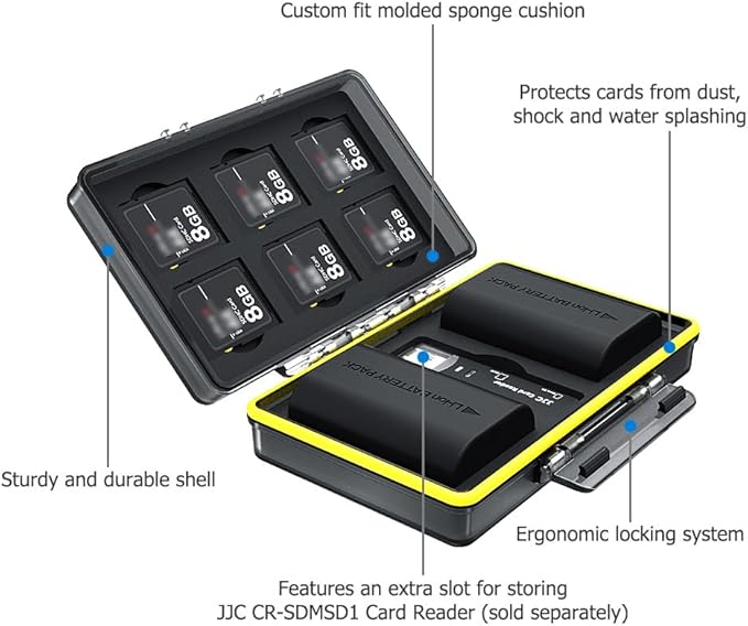 LP-E6 LP-E6N LP-E6NH Battery SD Card Case Holder - Image 7
