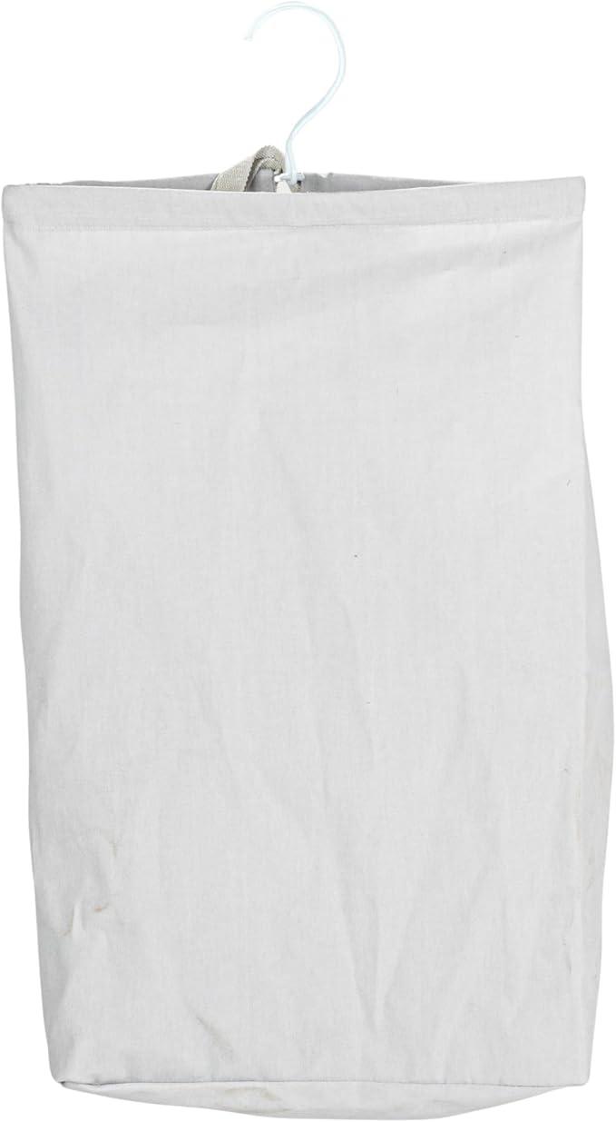 Household Essentials Door Hanging Laundry Bag, Washable Canvas Bag - Image 5