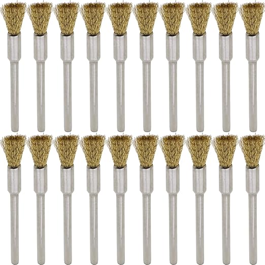 20PCS Brass Wire Brushes by LingGan