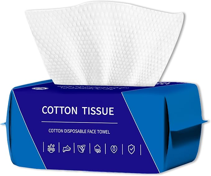 100 Count Disposable face towel, Ultra Thick face towels, Face towels disposable - Image 7