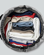 Laundry Bag with Shoulder Straps and Mesh Pocket Laundry Backpack Large - Image 5