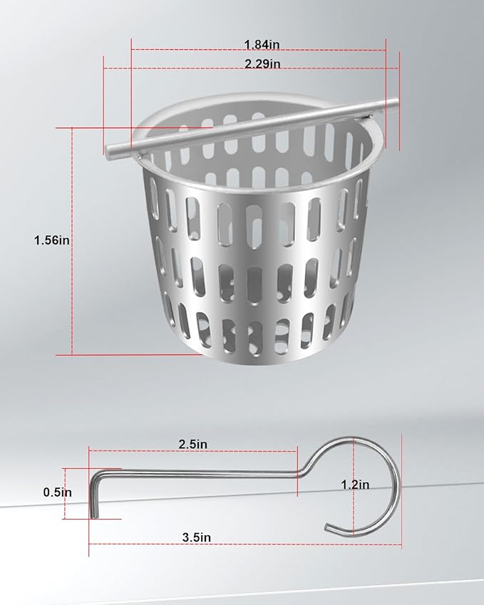 2Pcs 2 Inch Hair and Debris Strainer, Shower Drain Strainer - Image 4