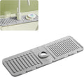 Faucet Mat for Kitchen Sink – Adjustable Silicone Sink Splash Guard by LeafBlower