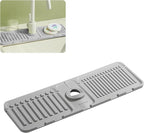 Faucet Mat for Kitchen Sink – Adjustable Silicone Sink Splash Guard by LeafBlower