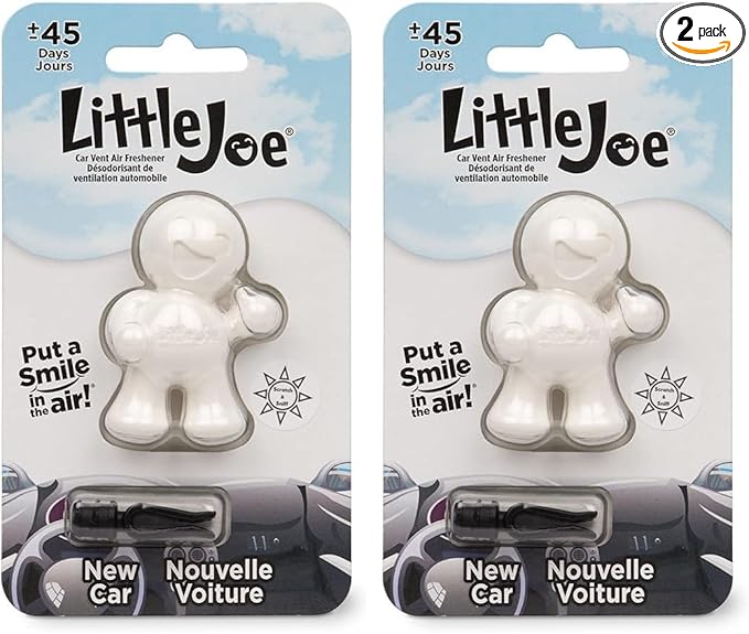 Little Joe 96401 New Car Scent Car Air Freshener Clips to A/C Air Vent Uses by StonerCarCare