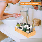 Bamboo Kitchen Drawer Organizer, Wooden Storage Box - Image 3