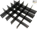 8pcs DIY Plastic Drawer Organizer Adjustable Drawer Dividers by WeFoonLo