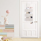 ANTIS'S HOME Over The Door Organizer Boho Bedroom Decor Nursery Storage - Image 9