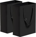 Slim Laundry Hamper with Adjustable Long Handles, 45L Small Laundry Baskets by TECHMILLY