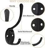 10 Pack Coat Hooks Wall Mounted - Image 4