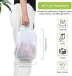 OTraki 2Pcs Small Laundry Bags 10x12 Inch Delicates Lingerie Bags Mesh Wash - Image 6