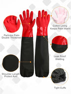 25" Extra-Long Waterproof Gloves - Image 3