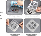 30-Pack Disposable Shower Drain Hair Catchers, Mesh Sticker Covers - Image 5