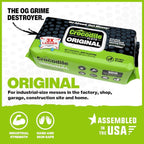 Crocodile Cloth Original Cleaning Wipes, Water-Based, Safe on Skin, Cuts Grease - Image 3