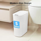 Automatic Motion Sensor Bathroom Trash Can - Image 2