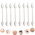 Baby Cotton Swabs with Large Tips by HNRLOY