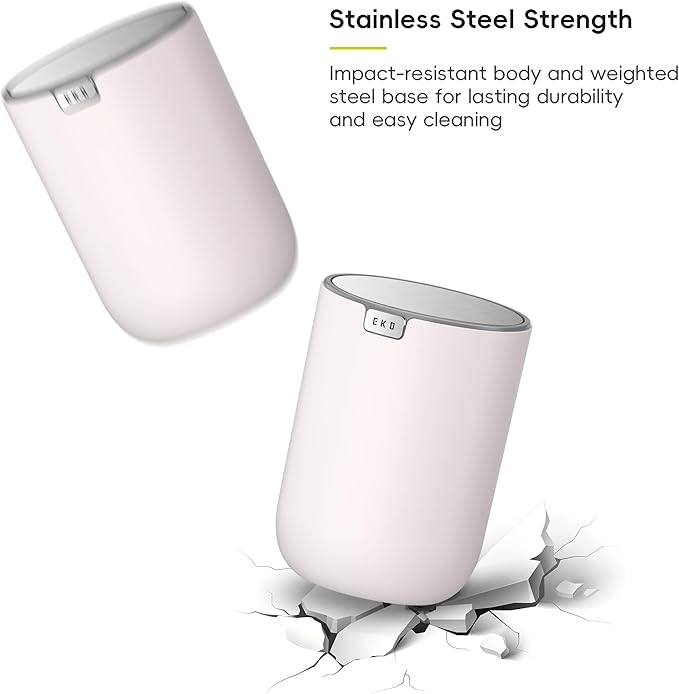 EKO Fandy 0.58 Gal/2.2L Mini Trash Can - Image 6