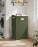 SOLEDI Laundry Hamper with Lid 100L Large & Tall Collapsible Laundry Basket - Image 2