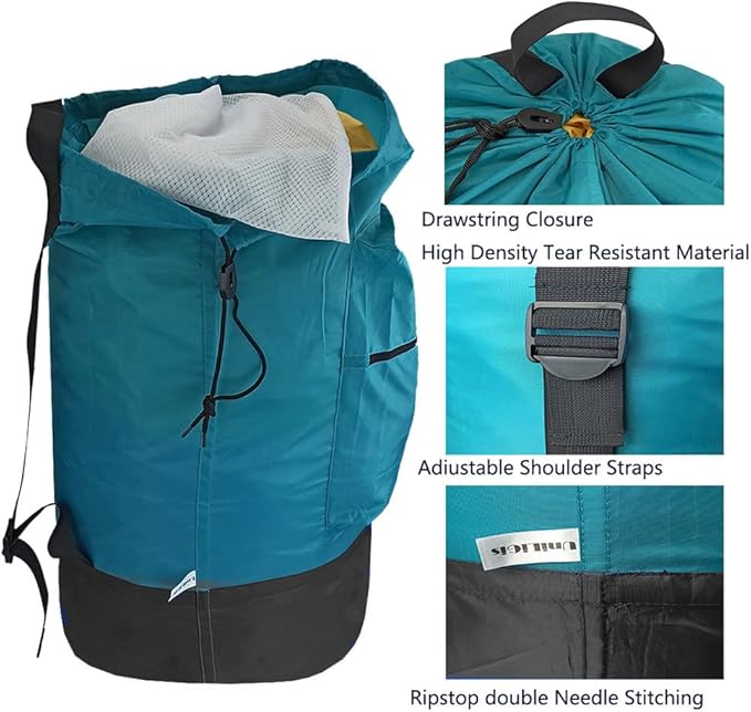 Washable Laundry Bag Backpack - Image 2
