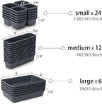 KeFanta 42 Pack Tool Box Organizer Tool Tray Dividers, Rolling Tool Chest Cart - Image 6