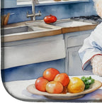 Caroline's Treasures DAC6307DDM White Poodle The Chef Dish Drying Mat Absorbent - Image 4