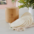 Reusable Hemp Cotton Rounds 15-Pack by MEMOTHEREARTH