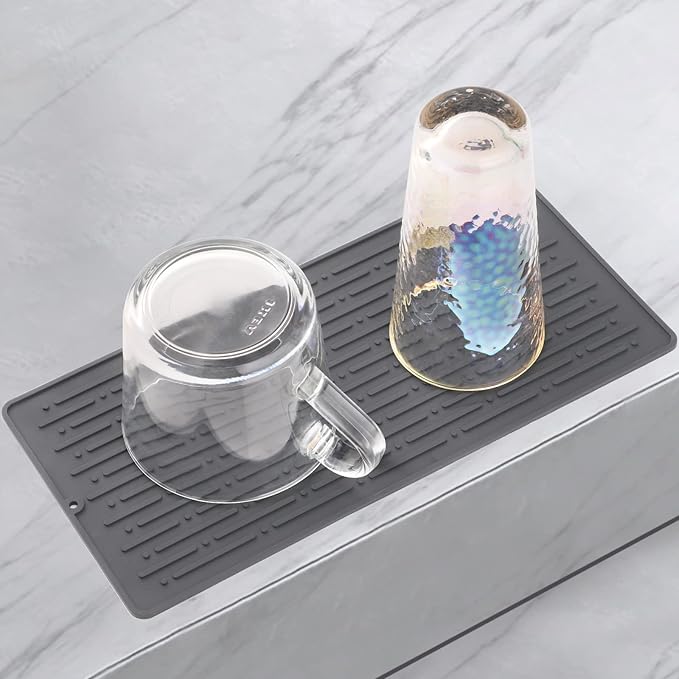 Dish Drying Mats, Heat-resistant Silicone Mat by GeeRic
