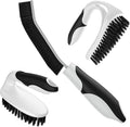 Scrub Brush Set, Heavy Duty Scrub Brushes Crevice Cleaning Brush by Cleangor