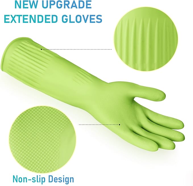 Rubber-Gloves Dishwashing Gloves - Image 2