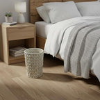 Wicker Trash Can, Bathroom Trash Can, Wicker Waste Basket - Image 6