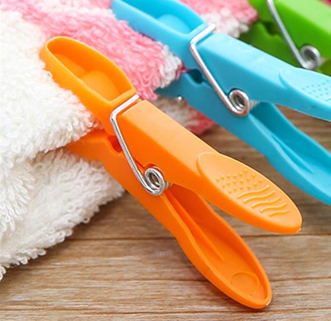 Strong Hanger Clips Wide Open Clothes Pegs Large Clothing Line Clothespin - Image 3