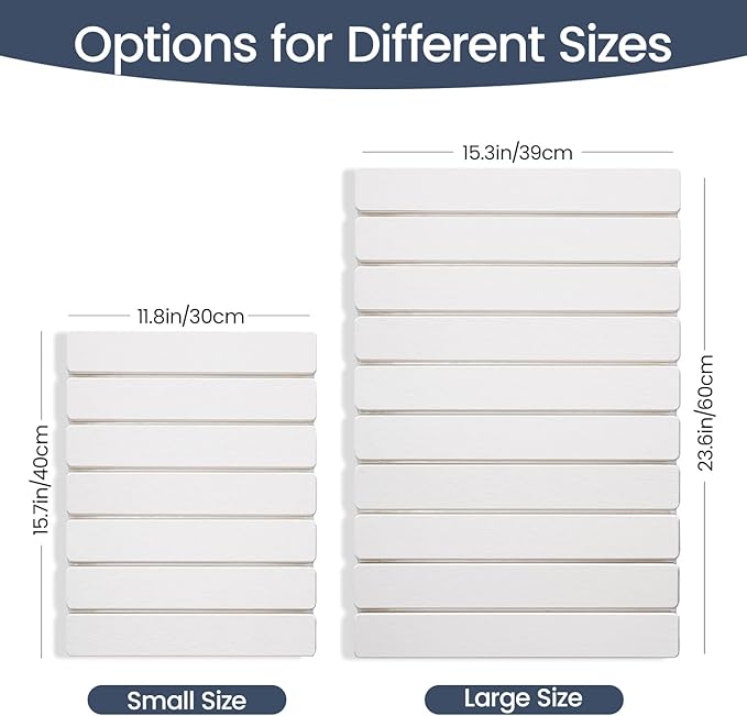 Meowoo Stone Drying Mat for Kitchen Counter, 23.6"x15.3" Foldable Diatomaceous - Image 8