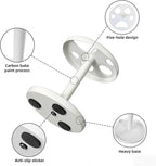 White Metal Toothbrush Holder – Countertop 4‑Toothbrush Organizer Set - Image 5