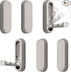 6PCS Folding Coat Hooks, Heavy Duty Wall Hooks Made of Zinc Alloy, Foldable by XSGTZMJ