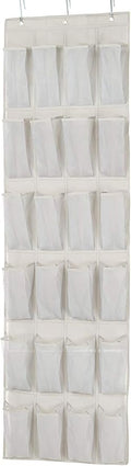 Amazon Basics 24 Medium Mesh Pocket Over-the-Door Hanging Shoe Organizer by AmazonBasics