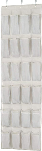 Amazon Basics 24 Medium Mesh Pocket Over-the-Door Hanging Shoe Organizer by AmazonBasics