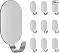 Stainless Steel Hooks, Drill Free No Damage, 11 Lbs Capacity by IBERDE