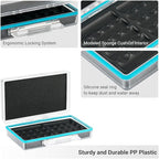 JJC AA Battery Storage Case Holder Organizer, Compact PC Battery Box - Image 3