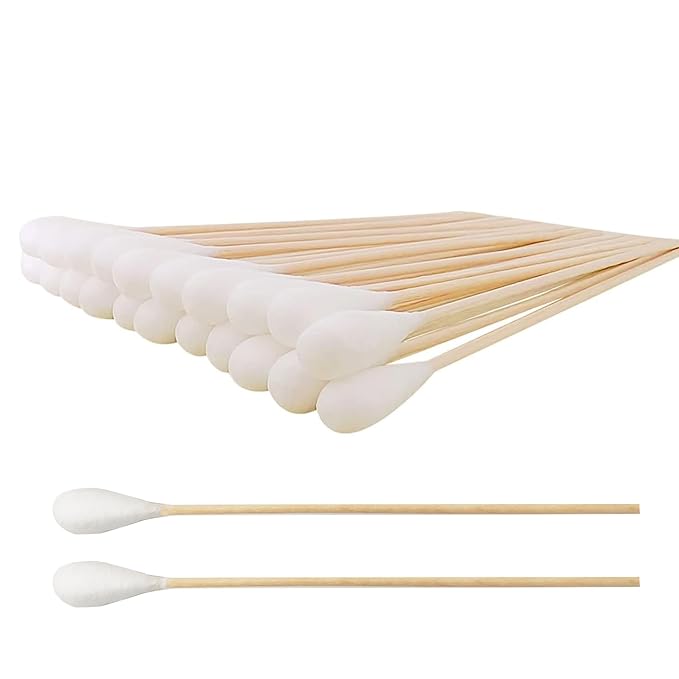 6 Inch Long Cotton Swabs 200pcs by qzcccecl