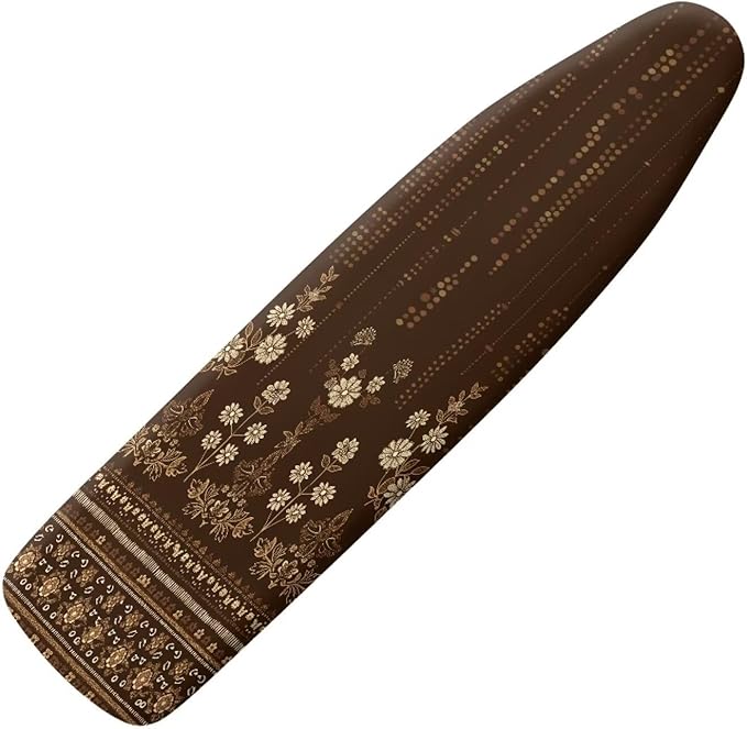 Grey Flower Print Ironing Board Cover and Pad Full Size Iron Board Cover Home by Pzuqiu