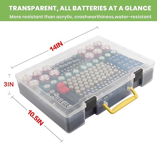 Battery Organizer Storage Holder- Batteries Case Containers Box - Image 5