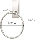 Command Hand Towel Holder Satin Nickel - Image 2