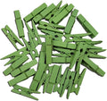 100pcs Mini Natural Wooden Clothes Photo Paper Peg Pin Clothespin Craft Clips by Unknown